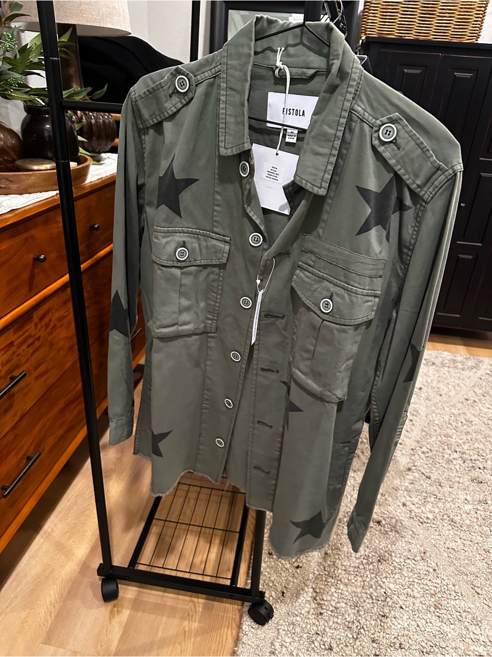 Pistola jacket with stars